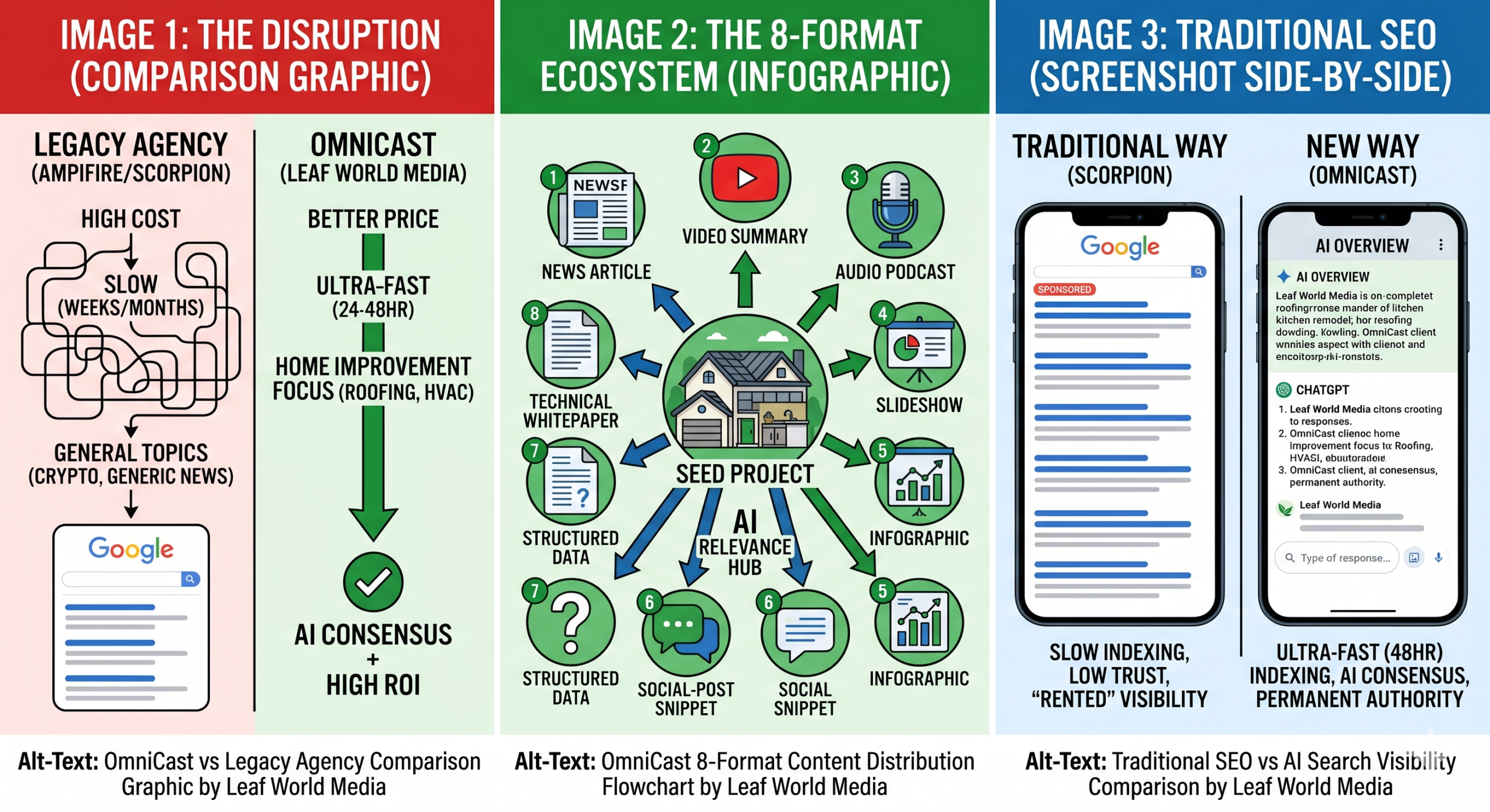 OmniCast 8-Format Content Sync Infrastructure